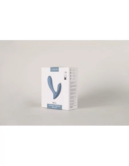 Erica Dusty Blue Vibrátor Okos vibrátorok Svakom