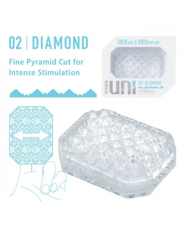 TENGA UNI DIAMOND Maszturbátor Férfi maszturbátorok Tenga