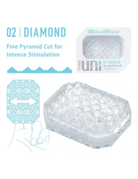 TENGA UNI DIAMOND Maszturbátor Férfi maszturbátorok Tenga