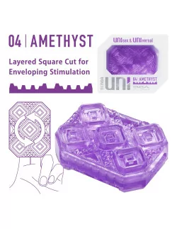 TENGA UNI AMETHYST MAszturbátor Férfi maszturbátorok Tenga 2