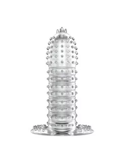 Penis Sleeve Clear 3 Péniszköpeny Péniszköpenyek - Hosszabítók Debra 2