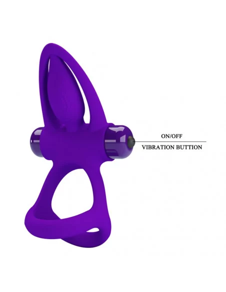 Pretty Love Purple Péniszgyűrű Péniszgyűrűk - Mandzsetták Pretty Love