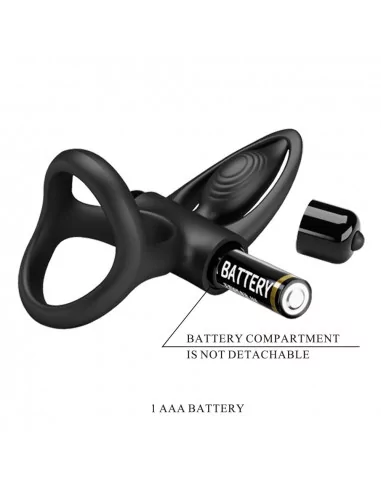 Pretty Love Black Péniszgyűrű Péniszgyűrűk - Mandzsetták Pretty Love