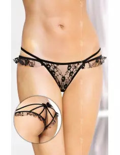 Pántos Tanga 2447 - Fekete S/M Női fehérneműk Softline