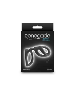 Renegade - Boost - Black Péniszgyűrű Péniszgyűrűk - Mandzsetták NS Toys