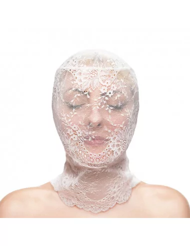 Fetish & Fashion - Lace Hood - White - Maszk Maszkok - Szemkötők - Fejfedők NS Toys