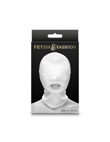 Fetish & Fashion - Mouth Hood - White - Maszk Maszkok - Szemkötők - Fejfedők NS Toys