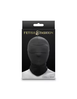 Fetish & Fashion - Closed Hood - Black - Maszk Maszkok - Szemkötők - Fejfedők NS Toys