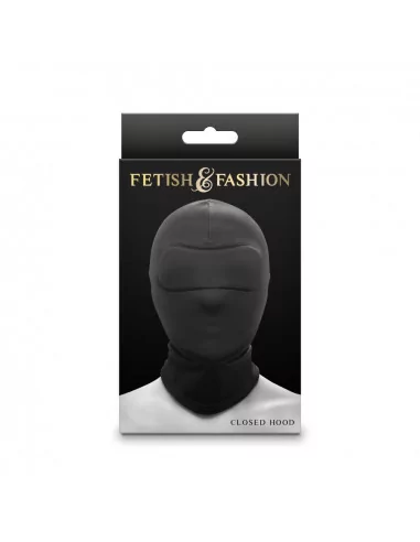 Fetish & Fashion - Closed Hood - Black - Maszk Maszkok - Szemkötők - Fejfedők NS Toys