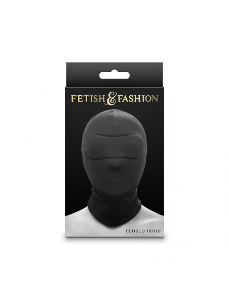 Fetish & Fashion - Closed Hood - Black - Maszk Maszkok - Szemkötők - Fejfedők NS Toys