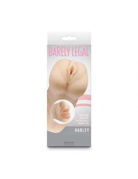 Barely Legal - Harley Stroker - White - Maszturbátor Férfi maszturbátorok NS Toys