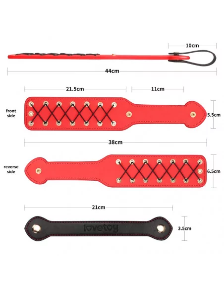 15'' Rebellion Reign Rope Paskoló Korbácsok - Pálcák - Paskolók Lovetoy