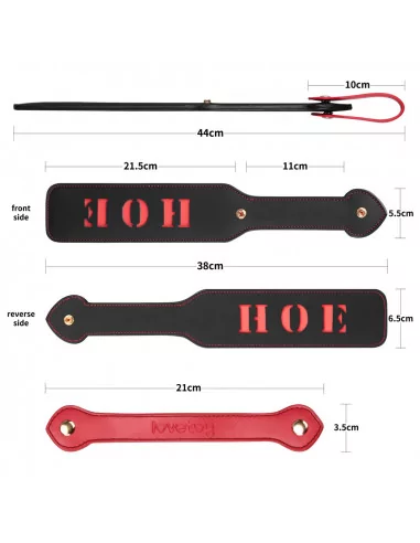 15'' Rebellion Reign "HOE" Paskoló Korbácsok - Pálcák - Paskolók Lovetoy