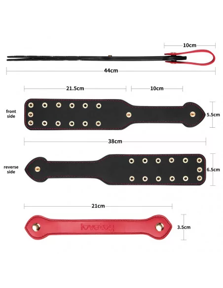 15'' Rebellion Reign Paskoló Korbácsok - Pálcák - Paskolók Lovetoy