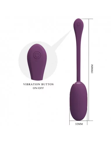 Pretty Love Doreen Purple Okos Vibrátor Mini vibrátorok és tojások Pretty Love