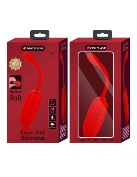 Pretty Love Kirk Red Vibrátor Mini vibrátorok és tojások Pretty Love