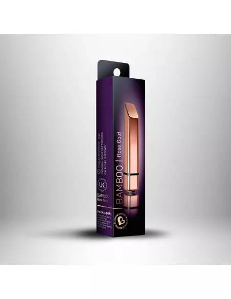 Bamboo Rose Gold 10 Speed Vibrátor Mini vibrátorok és tojások Rocks-Off