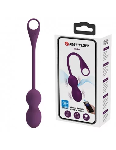 Pretty Love Elvira Purple Okos Gésa Golyó Okos vibrátorok Pretty Love