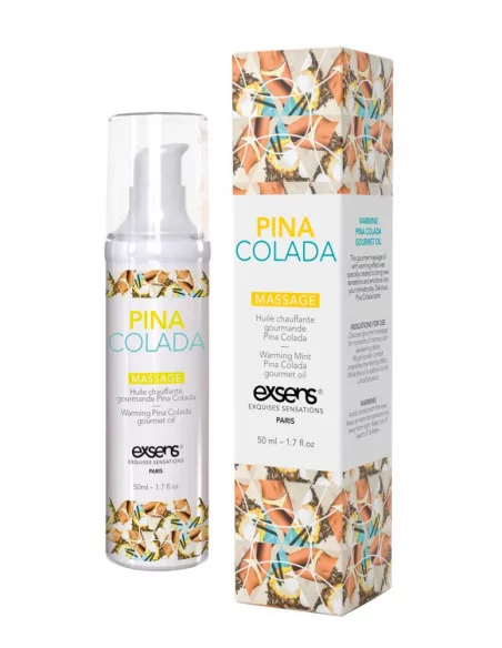 Gourmet PINA COLADA Masszázsolaj 50ml Masszázsgyertyák és olajok Exsens