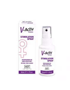 HOT V-Activ Stimuláló Spray Nőknek 50 ml Serkentők - Vágyfokozók Hot