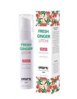 FRESH GINGER LITHCI Izgató Gél 15ml Serkentők - Vágyfokozók Exsens 2