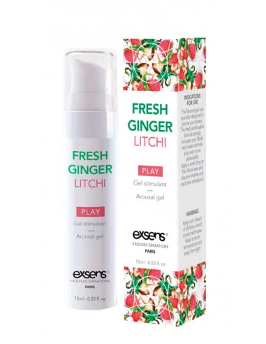 FRESH GINGER LITHCI Izgató Gél 15ml Serkentők - Vágyfokozók Exsens
