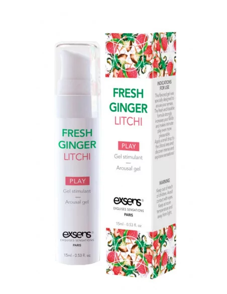 FRESH GINGER LITHCI Izgató Gél 15ml Serkentők - Vágyfokozók Exsens FRESH GINGER LITHCI Izgató Gél 15ml Serkentők - Vágyfokozók Exsens