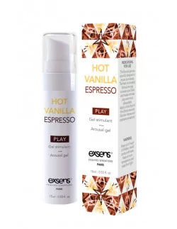 HOT VANILLA ESPRESSO Izgató Gél 15ml Serkentők - Vágyfokozók Exsens 2