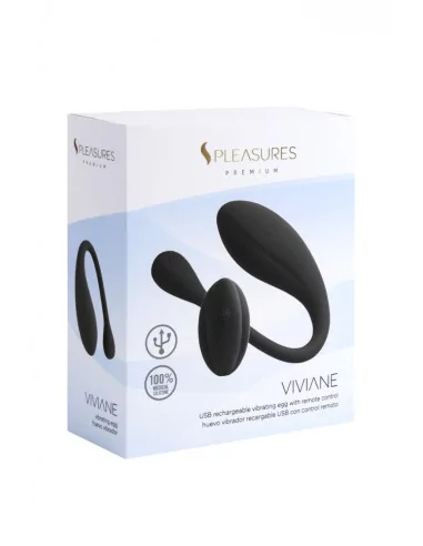 VIVIANE - Black Vibrátor Mini vibrátorok és tojások S Pleasures