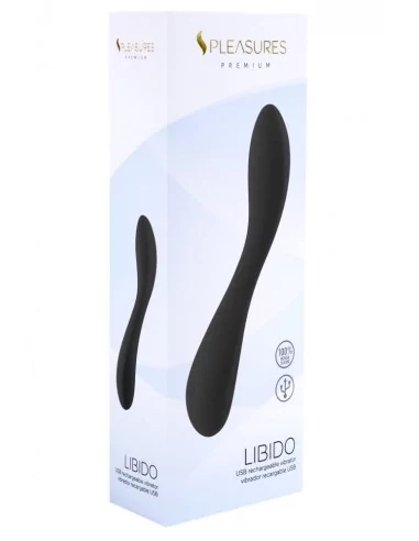 Libido Black Vibrátor Nonfiguratív vibrátorok S Pleasures