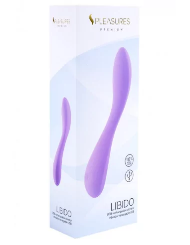 Libido Candy Purple Vibrátor Nonfiguratív vibrátorok S Pleasures