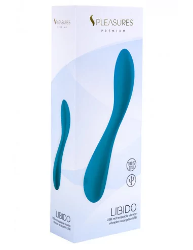 Libido Turquoise Vibrátor Nonfiguratív vibrátorok S Pleasures