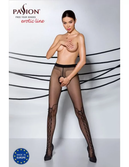 TIOPEN 009 black L/XL 3/4 (20 den) Harisnya Harisnyák - Harisnyatartók Passion