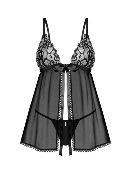 Blomentis babydoll & thong XS/S Babydollok Obsessive