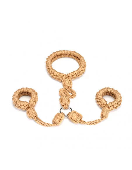 Bound You II Rope Collar to Wrist Cuffs Back Restraint Bilincsek - Kötözők LIEBE SEELE