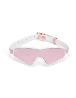 White & Pink Fairy Goat Leather Blindfold Maszkok - Szemkötők - Fejfedők LIEBE SEELE