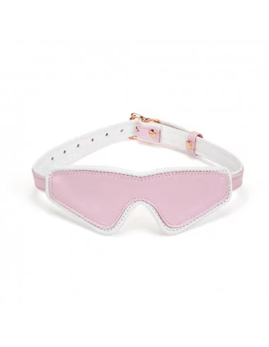 White & Pink Fairy Goat Leather Blindfold Maszkok - Szemkötők - Fejfedők LIEBE SEELE