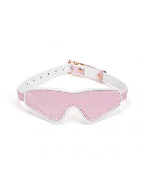White & Pink Fairy Goat Leather Blindfold Maszkok - Szemkötők - Fejfedők LIEBE SEELE