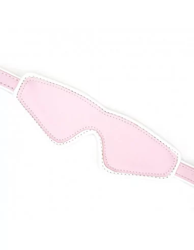 White & Pink Fairy Goat Leather Blindfold Maszkok - Szemkötők - Fejfedők LIEBE SEELE
