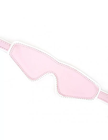 White & Pink Fairy Goat Leather Blindfold Maszkok - Szemkötők - Fejfedők LIEBE SEELE