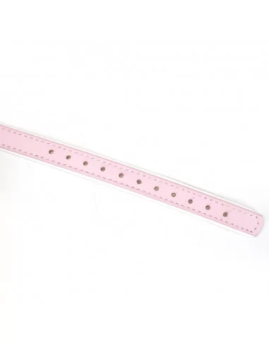 White & Pink Fairy Goat Leather Ball Gag Szájpöckök LIEBE SEELE