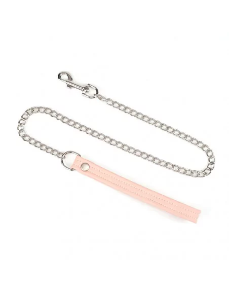 Pink Organosilicon Collar with Leash Nyakörv és póráz LIEBE SEELE