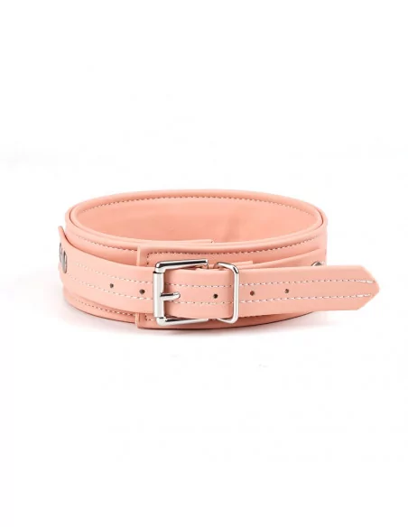 Pink Organosilicon Collar with Leash Nyakörv és póráz LIEBE SEELE