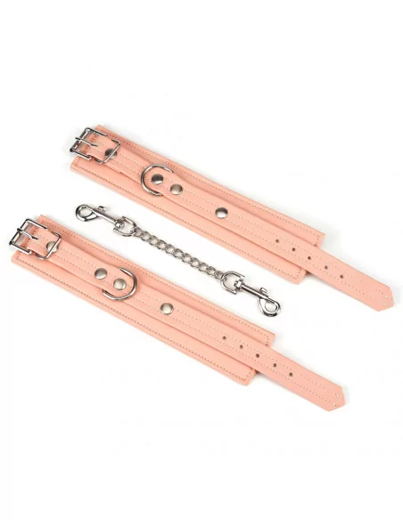Pink Organosilicon Wrist Cuffs Bilincsek - Kötözők LIEBE SEELE
