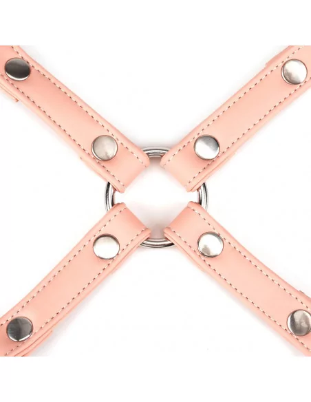 Pink Organosilicon Hogtie Bilincsek - Kötözők LIEBE SEELE