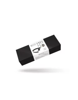 Black Organosilicon Ball Gag Szájpöckök LIEBE SEELE 2