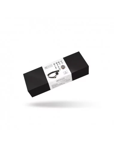 Black Organosilicon Ball Gag Szájpöckök LIEBE SEELE