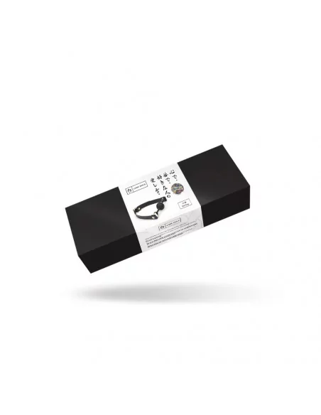 Black Organosilicon Ball Gag Szájpöckök LIEBE SEELE