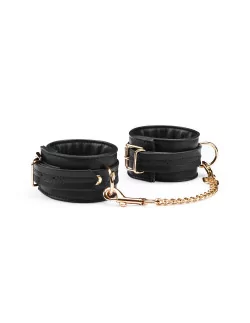 Black Organosilicon Wrist Cuffs Bilincsek - Kötözők LIEBE SEELE
