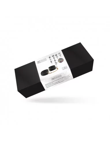 Black Organosilicon Wrist Cuffs Bilincsek - Kötözők LIEBE SEELE